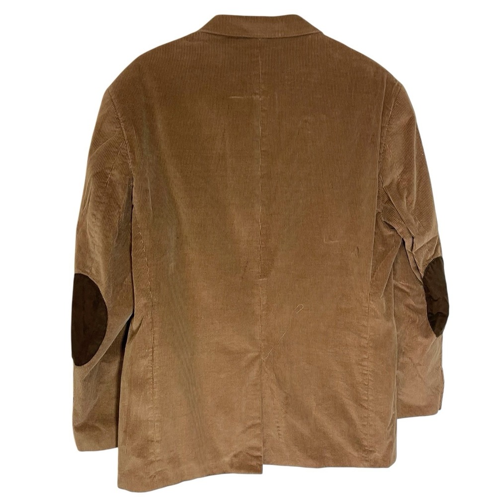 Saddlebred 44L Corduroy Blazer Elbow Patches Heritage Dark Academia Professor - Picture 13 of 13